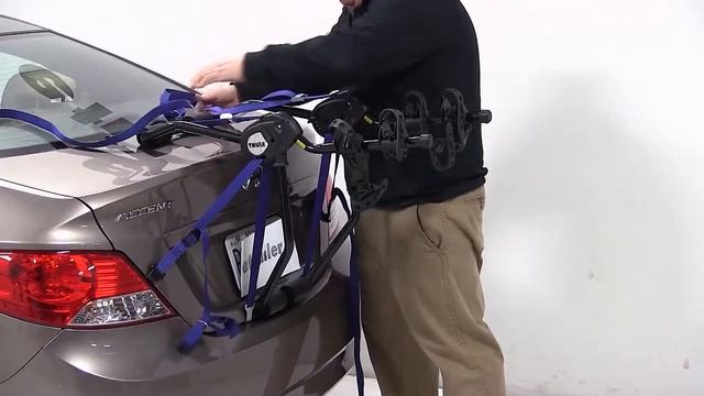 etrailer | Thule Passage Trunk Mounted Bike Rack Review - 2013 Hyundai Accent смотреть онлайн