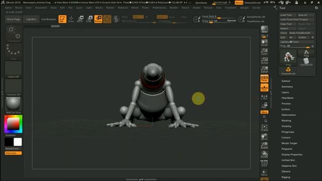 Zbrush 2019 как начать лепить по манекену смотреть онлайн