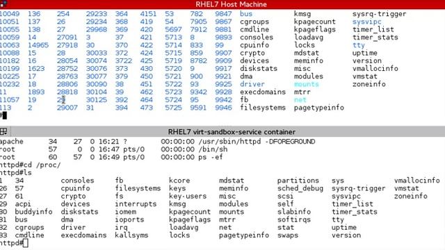 Linux namespaces using virt-sandbox-service смотреть онлайн