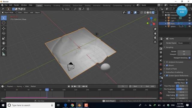Dynamic Paint in Blender 2.8 Tutorial смотреть онлайн