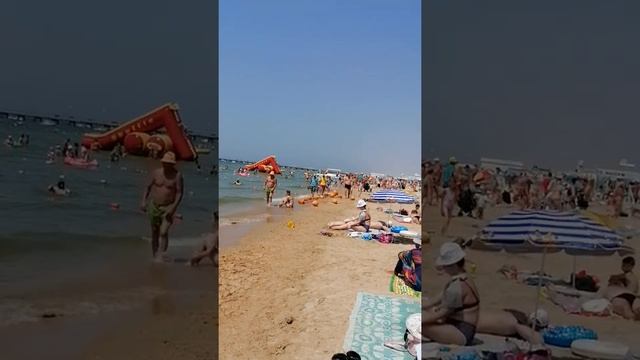 Анапа Витязево пляж 20 июля 2021 года Божьи коровки отсутствуют