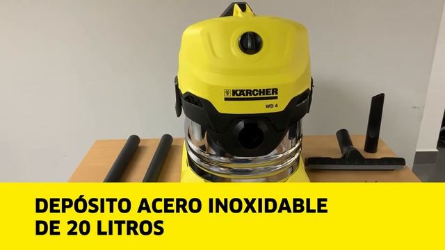 Aspiradora WD4 PREMIUM - Karcher смотреть онлайн