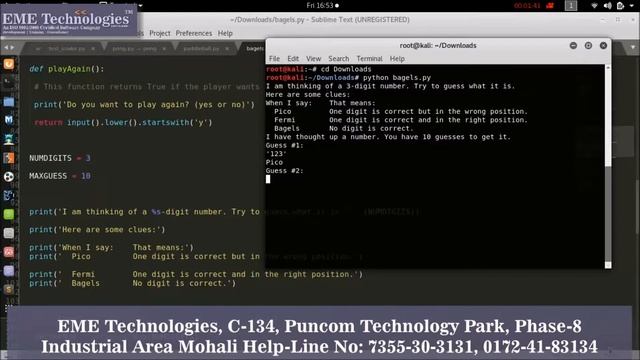 How to Make a Bagels Game in Python Project Download With Source Code смотреть онлайн