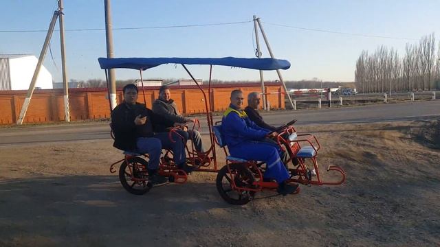 4-х местный веломобиль - На СТАРТ смотреть онлайн