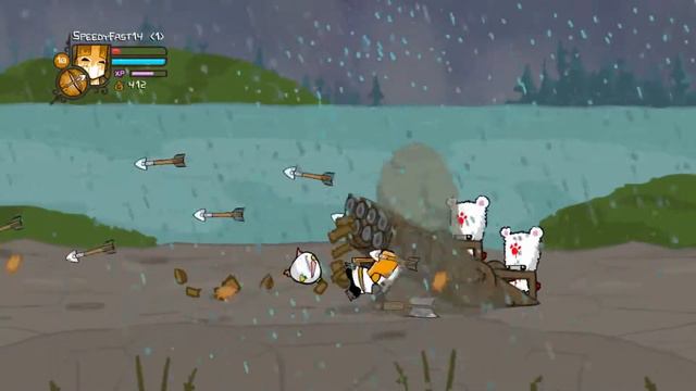 Let's Play - Castle Crashers (PT4) [Solo] The Cave of Many Slimes смотреть онлайн