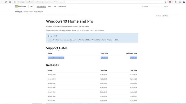 Windows 10 будет поддерживаться до 2025 года смотреть онлайн
