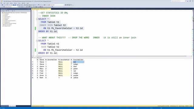 TSQL Basics Part 2 INNER JOIN смотреть онлайн