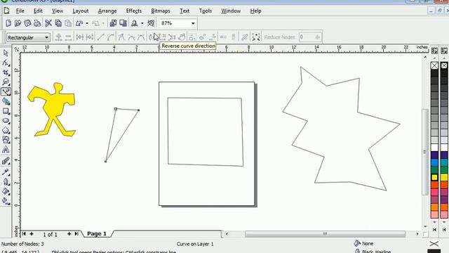 CorelDraw ToolBox Component - Working With Bezier Tool смотреть онлайн