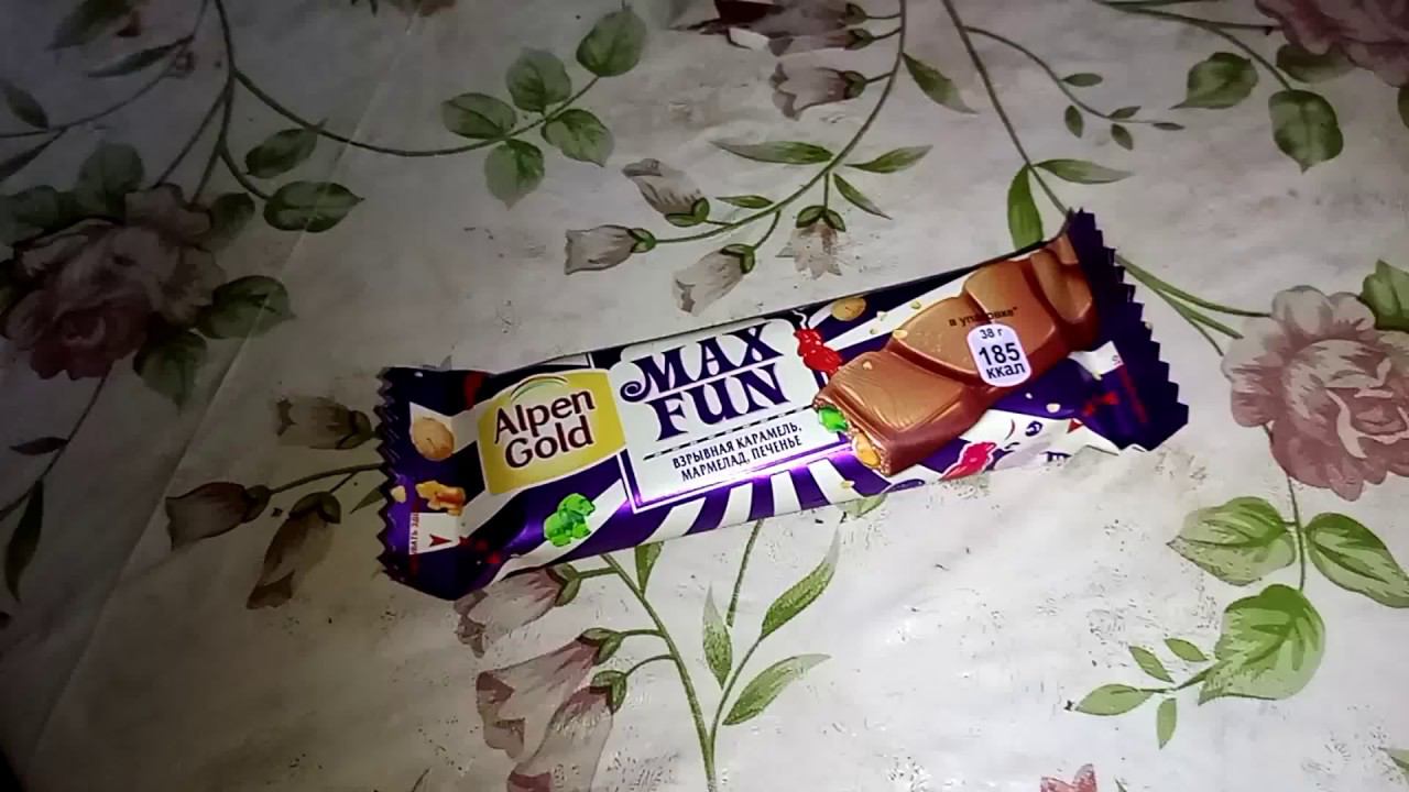 Шоколад Alpen Gold Max Fun