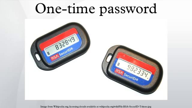 One-time password смотреть онлайн