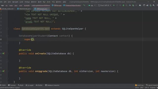 Membuat Database dan Table SQLite pada Android смотреть онлайн