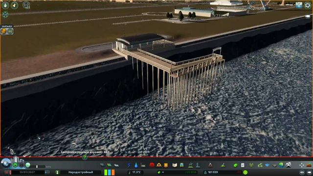 ХАБАРОВСК. Интересная набережная в центре города. КАК? (Все города России в Cities Skylines) #27 смотреть онлайн