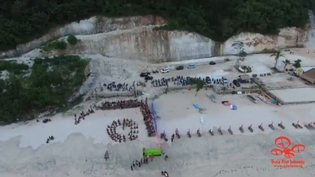 Aerial View Pantai Pandawa Bali смотреть онлайн