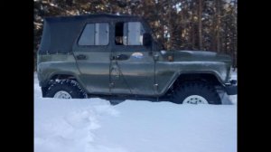 Проект уаза 469 4x4 переделка на 33 колеса и проба