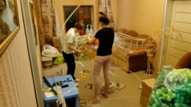 Создание больших фигур из шаров смотреть онлайн