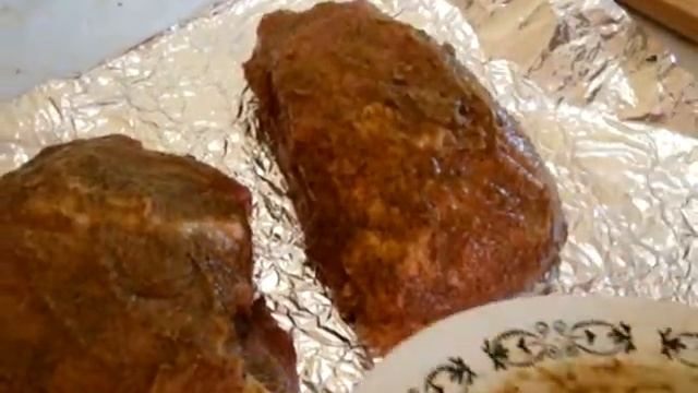 Буженина в духовке (пошаговый рецепт с фольгой) смотреть онлайн