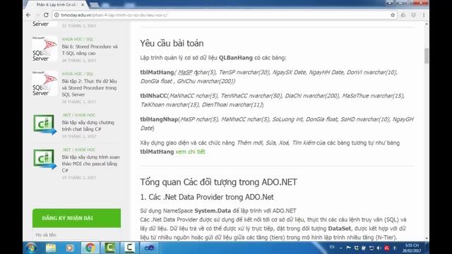 [C#] Phần 4.1: Tạo Database trong VisualStudio смотреть онлайн