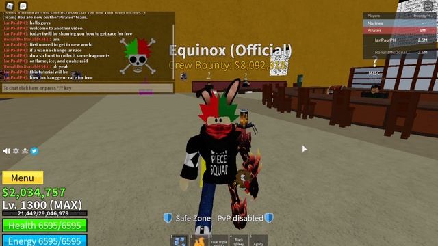 How To Reroll Race In Blox Fruits [Roblox]