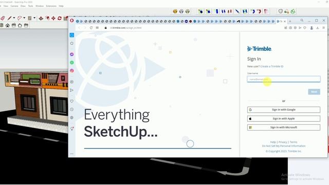 How to Login Trimble Account for sketch up #Trimble# смотреть онлайн