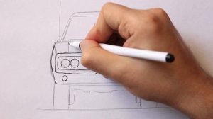Как нарисовать машину из Форсажа | Dodge Charger рисунок
