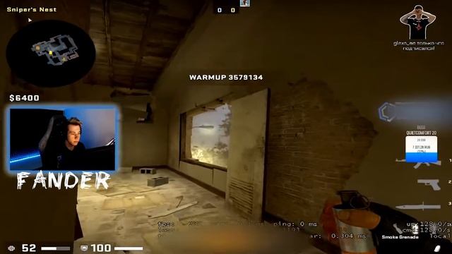 fANDER показывает фишки на мираже(Twitch нарезка) смотреть онлайн