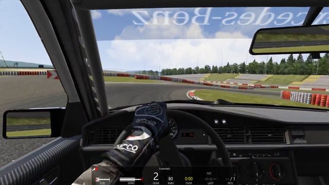 Assetto Corsa - Mercedes-Benz 190E EVO II @ Nurburgring Sprint (GT) смотреть онлайн