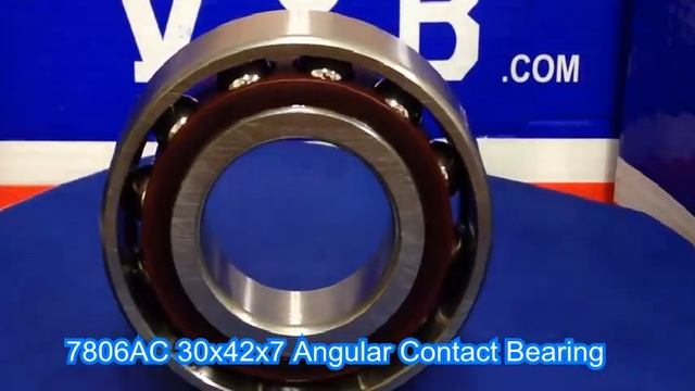 7806AC 30x42x7 Angular Contact Bearing смотреть онлайн