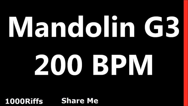 Mandolin Metronome G3 : 200 BPM смотреть онлайн