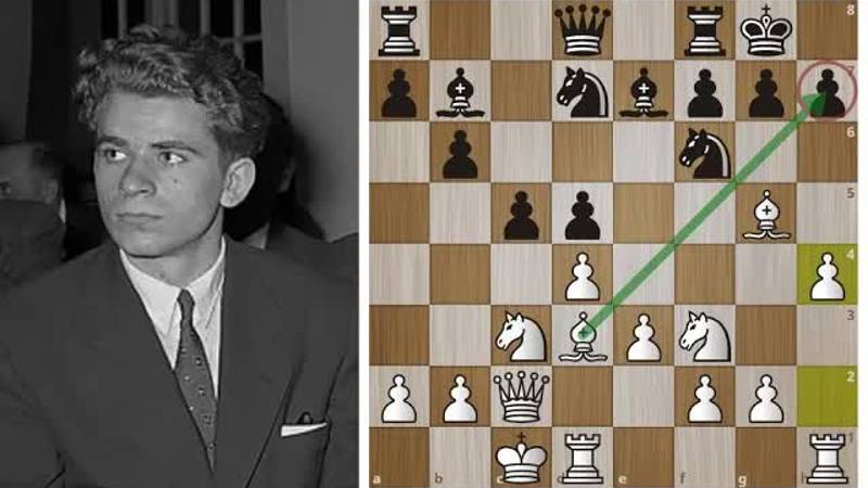 Борис Спасский проводит ЯРОСТНУЮ атаку в Ферзевом гамбите! Шахматы.