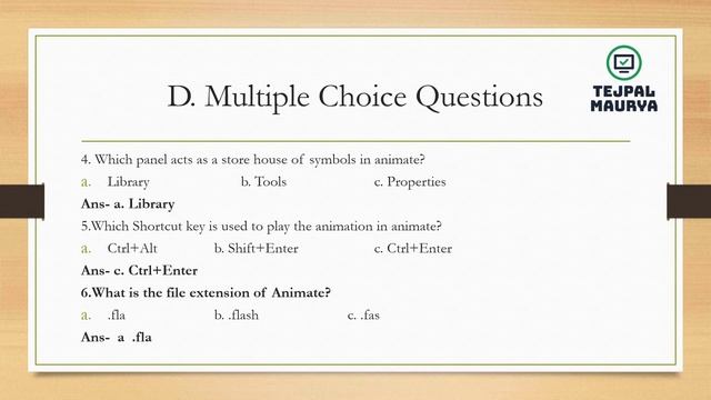 Class 7 Computer | Chapter-4 Log on to Animate Cc | Solutions | Question Answers смотреть онлайн