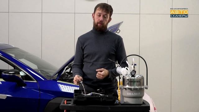 Как прокачать тормозную систему с помощью установки для замены тормозной жидкости ODA-5010 смотреть онлайн