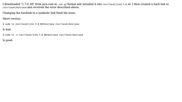 Unix & Linux: Problem to launch java at Debian: "error while loading shared libraries: libjli.so" смотреть онлайн