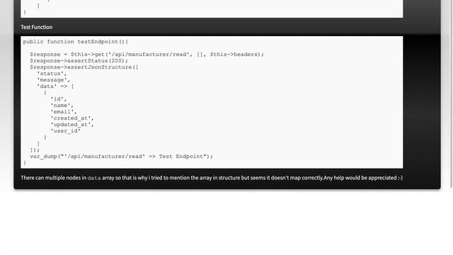 Match JsonStructure in PhpUnit Test - Laravel 5.4 смотреть онлайн