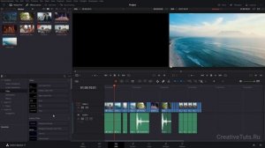 Davinci Resolve - Урок 2 - Монтаж на странице Edit