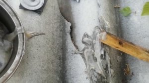 Ремонт шиферной кровли / Клей для шифера готовим сами / Ремонт шифера своими руками