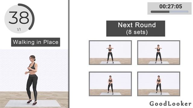 50 min STANDING TABATA NO JUMPING ? Intense Low Impact HIIT Workout // Intermediate Level смотреть онлайн