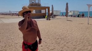 Крым, Саки, пляж Прибой.