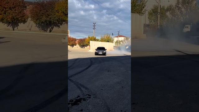 Дрифт на Мерседесе W210 5.5 AMG