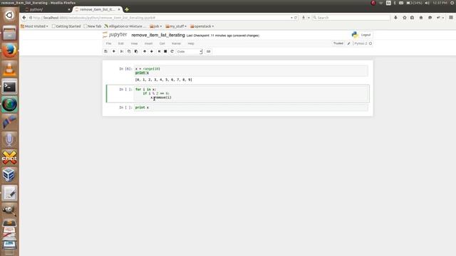 Python Remove items from a list while iterating смотреть онлайн