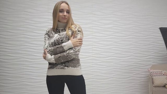 Свитер женский Рысь смотреть онлайн