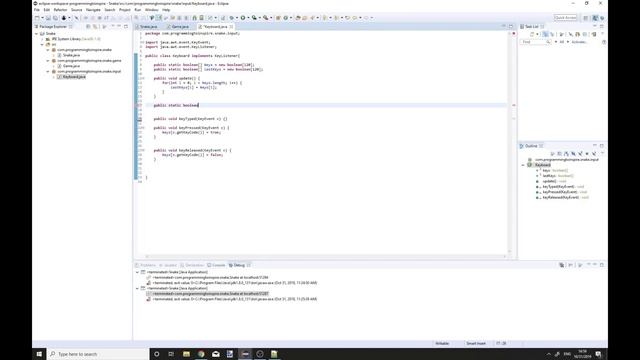 Snake game part 2 in java смотреть онлайн