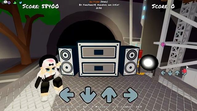 New Glitcher Animation! Funky Friday Roblox смотреть онлайн