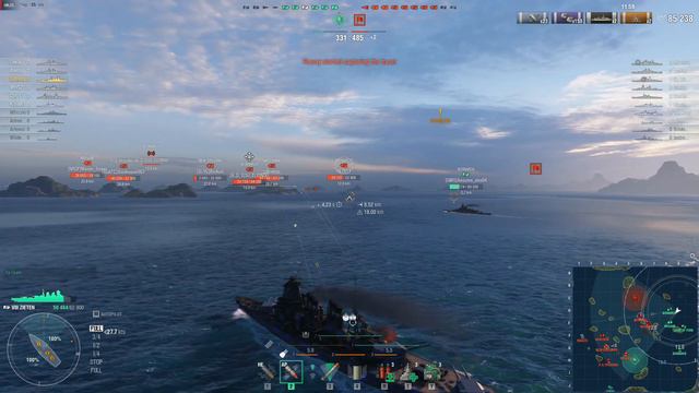 World of Warships Zieten 240k смотреть онлайн