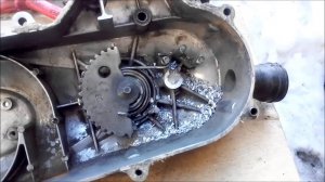 Ремонт кикстартера на китайском скутере подручными средствами