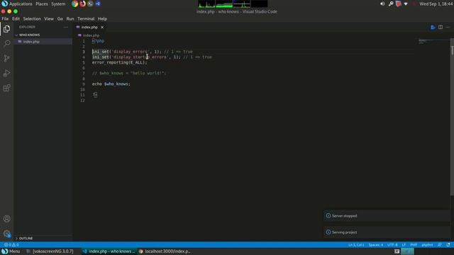 How to get errors in php смотреть онлайн