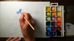 Зарисовка Васильки