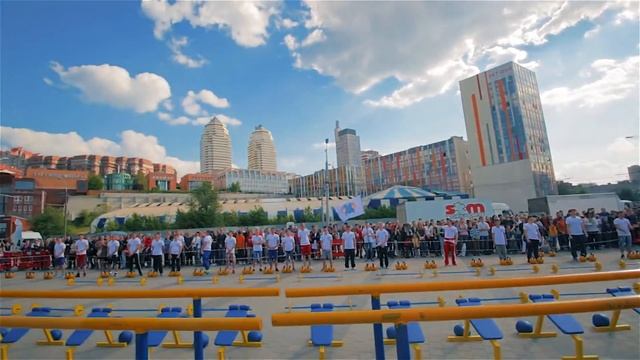 Полиция VS Street Workout СТАН 2016 Днепр Большой Флешмоб смотреть онлайн