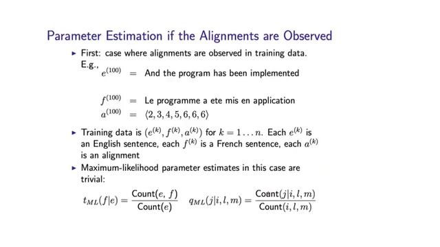 11 - 5 The EM Algorithm for IBM Model 2 (Part 1) смотреть онлайн