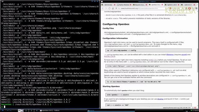 How to build and install BLFS 9.1 - Part 101: Openbox смотреть онлайн