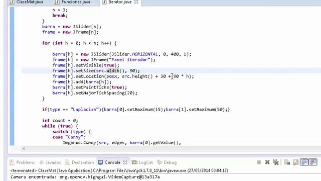 OpenCV Java - 04 Canny, Laplacian with sliders смотреть онлайн
